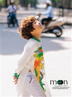 Đón nắng xuân ấm áp với áo dài cho bé trai của Moon Xinh