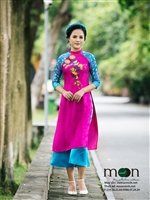 Lụa Vạn Phúc may áo dài bán chạy nhất tại Moon Xinh