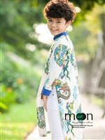 Cùng con trai yêu chọn áo dài cách tân cực đỉnh ở Moon Xinh