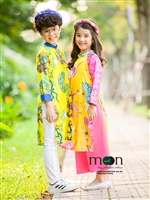 Áo dài Tết cho bé gìn giữ nét truyền thống Việt