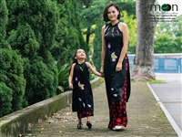 Top áo dài đôi mẹ và bé bán chạy nhất tại Moon Xinh