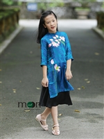 Chọn áo dài cho bé gái điệu đà đáng yêu tại Moon Xinh