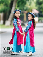 Mặc đẹp như các cô Ba Sài Gòn nhí với bộ sưu tập áo dài cho bé của Moon Xinh