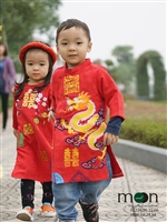 Mua áo dài vẽ cho bé tại Thừa Thiên Huế