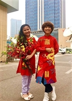 Mua áo dài vẽ cho bé tại Tuyên Quang